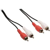 Pro RCA Stereo Cable - Musta - 10m