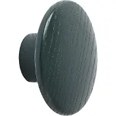 Muuto Dots Wood ripustin, tummanvihreä