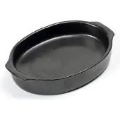 Serax Pure ovaali uunivuoka L Black