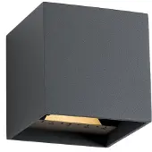 Garden Lights Mauri LED-seinävalaisin ulos 2x3W antrasiitti