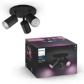 Philips Hue Fugato spottivalo 3x4,2 W GU10 (musta)
