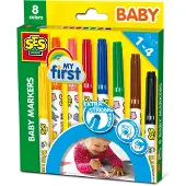 SES Creative Baby Huopakärkimerkit Yellow-1-4 Y Keltainen 1-4 vuotta Pojat, Tytöt