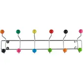 Goodhome Hat Rack Saturnus With Coloured Assorted Balls - Multi/patterned - ONE SIZE