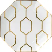 Wedgwood Arris lautanen Ø 23 cm valkoinen