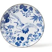 Tokyo Design Studio Flora Japonica Lautanen 257 Cm Crane - Ruokalautaset Posliini Sininen - 16722