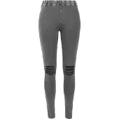 Urban Classics Leggingsit meleerattu musta