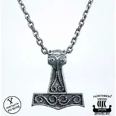 Northern Viking Jewelry Scandinavian Raven Thorin Vasara hopeariipus NVJ-H-RS016