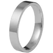 Kohinoor 903-526v 4mm flakkakihlasormus 14k valkokulta 23