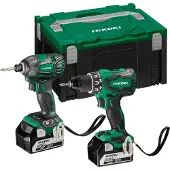 HiKOKI Työkalusarja Hikoki KC18DBDLWDZ (DS18DBSL + WH18DBSL); 18 V; 2x5,0 Ah akku