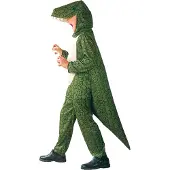 Joker Maskeraddräkt Barn Dinosaurie 122-134 - Green - 122-134