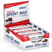 Etixx Energy Sport Energiapatukoiden Laatikko Suklaa 40g 12 Yksiköt