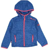 TROLLKIDS Jondalen Fleecetakki, Medium Blue/Coral, Koko 104