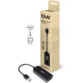 Club 3D CAC-1420 - Ethernet-adapteri, Musta