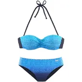 LASCANA Bikini kuninkaallisen sininen / vaaleansininen