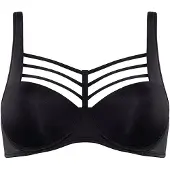 Marlies Dekkers Leading Strings Plunge Balcony Bra - Strictly Black