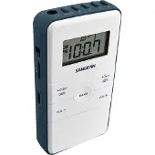 Sangean Kannettava radio - - Pocket 140 - FM/AM - Ladattava - 40 esiasetusta