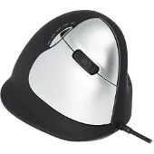 R-Go Tools HE Vertical Large Right Hiiri Musta, Hopea