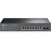 TP-LINK Omada SG2210MP - Hallittava 10-porttinen gigabittikytkin, musta