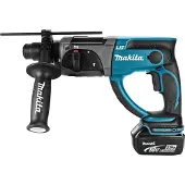 Makita Poravasara DHR202RTJ; 2,0 J; SDS-plus; 18 V; 2x5,0 Ah akku