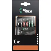 Wera Iskuhylsysarja Bit-Check 6 Impaktor; 6 kpl.