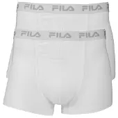 FILA Bokserishortsit harmaa / valkoinen