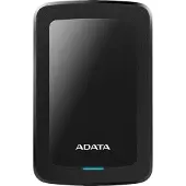ADATA – 1TB HV300 Slim External Hard Drive, 2.5, Black (AHV300-1TU31-CBK)