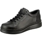 Camper for woman. K200508-042 Runner Up black leather sneakers (36), Flat, Laces, Casual