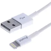 Insmat LIGHTNING USB-CABLE MFI WHITE 2 M