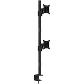 Multibrackets M VESA Deskmount Officeline Dual Vertical-pöytäteline kahdelle näytölle 15-30" 8 kg, musta