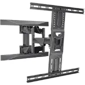 Multibrackets vesa flexarm l full motion dual - wall mount for lcd and led panel screen size 40inch to 75inch blackk