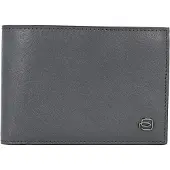 Piquadro Black Square Lompakko RFID-suoja Nahka 12.5 cm Sininen