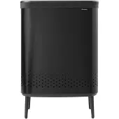Brabantia Bo Laundry Bin Hi pyykkikori, 2 x 45 L, mattamusta