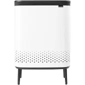 Brabantia Bo Laundry Bin Hi pyykkikori, 2 x 45 L, valkoinen