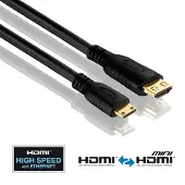 PureLink PureInstall | HDMI - HDMI mini | Max 4096x2160 60Hz 4:4:4 | Musta | 2m