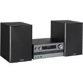 Kenwood M-918DAB-H, Kodin mikroaudiojärjestelmä, Alumiini, Musta, 1 levyt, 10 W, 2-suuntainen, 13 cm (M918DABH)