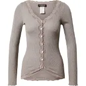 Rosemunde Rwbabette Ls V-Neck Regular Lace Ca - Beige - XS