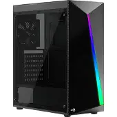 Aerocool Shard - Tempered Glass Edition, ikkunallinen ATX-miditornikotelo, musta