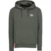 Alpha industries Basic Hoodie Sl - Green - XXL