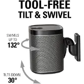 Ginza.se Wall Mount for Sonos One SL Play:1 Play:3 Pair seinäteline