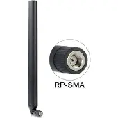 DeLOCK – WLAN antenna,Omnidirectional, 802.11ac, RP-SMA, 5.5-9dBi, black (88991)