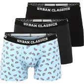 Urban Classics Bokserishortsit vaaleansininen / antrasiitti / roosa / musta