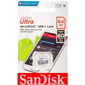 SanDisk Ultra 64GB microSDXC 100MB/s Class10 UHS-I