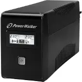 BlueWalker – PowerWalker VI 850 LCD, Linjainteraktiivinen, 0,85 kVA, 480 W, 162 V, 290 V, 50/60 Hz (10120017)