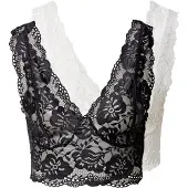 Cream Glazecr Top 2 Pack - White - White M