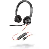 HP Poly Poly Blackwire 3320 -kuulokemikrofoni, musta