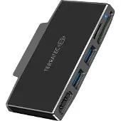 Terratec CONNECT Go1, musta, MMC, MicroSD (TransFlash), SD, 5 Gbit/s, 4K Ultra HD, 3840 x 2160 pikseliä, Alumiini (310535)