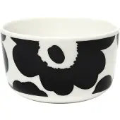 Marimekko Oiva - Unikko kulho 2,5 dl, valkoinen - musta