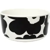 Marimekko - Oiva / Unikko Kulho 50 cl Musta/Valkoinen