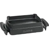 Tefal XA7258. Leveys: 225 mm, Syvyys: 430 mm, Korkeus: 100 mm. Määrä: 1 kpl. Tuotteen väri: Musta, Teräs