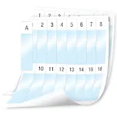 Dymo XTL Laminated Wire/Cable Wrap Sheet Labels, 24x103mm